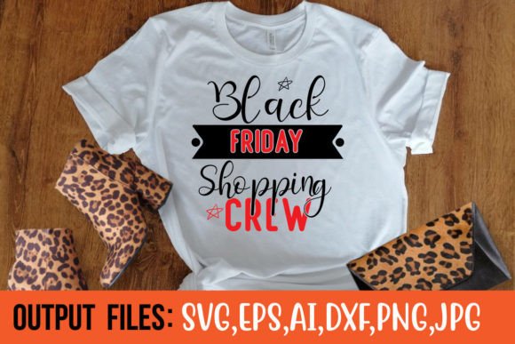 BLACK FRIDAY SHOPPING CREW Graphics for Crafts