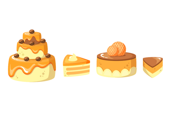 Cake Dessert Pastry Graphics – A Freebie Worth Considering for Your Digital Shop