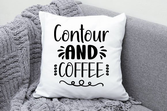 Contour and COFFEE Svg Design: A Modern Graphic Asset for Creative Crafts