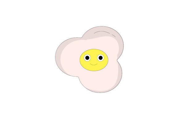 Cute Kawaii Sunny Side Up Eggs Graphics Freebies