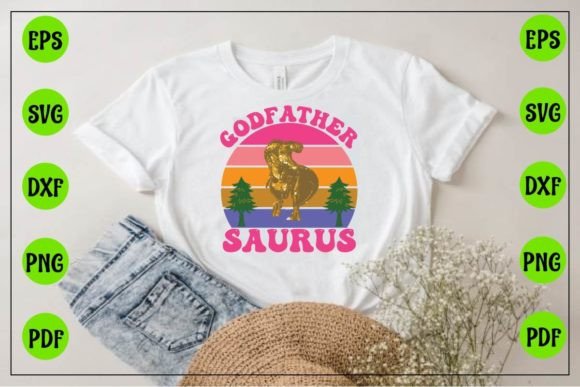 Godfather Suraus SVG Design: A Bold Graphic for Crafts and Merch