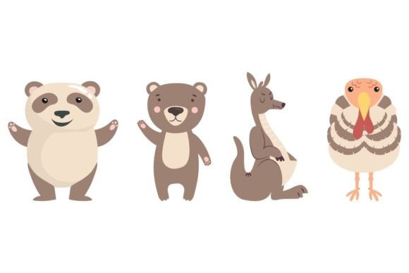 Gray Animal Group Graphics Freebies Review