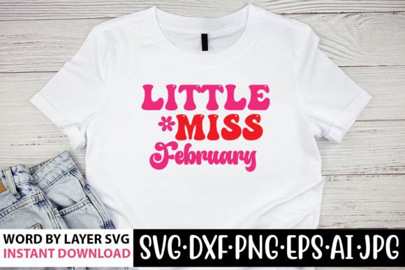 Little Miss February Retro SVG Graphics and Crafts Review