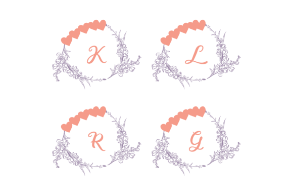 Monogram Frame Love Graphics and Freebies Review
