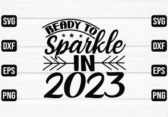 Ready to Sparkle in 2023: A Festive Graphic Design Asset for Crafts & Local Businesses