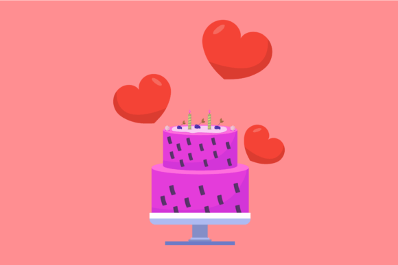 Valentine Cake Free Icon: A Versatile Graphic Design Asset for Content Creators